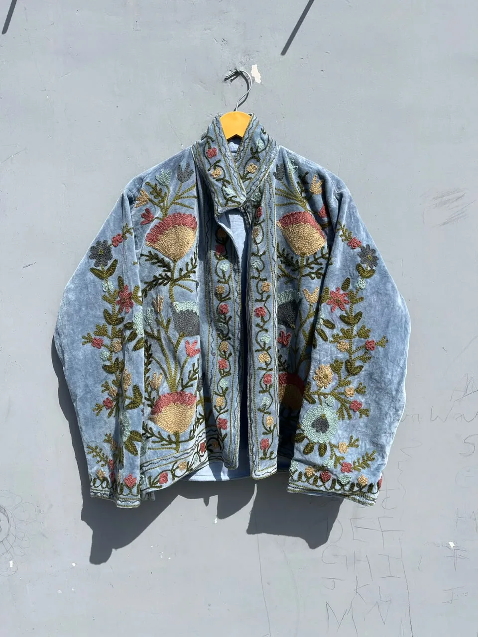The Larkspur — Dusty Blue on the hanger